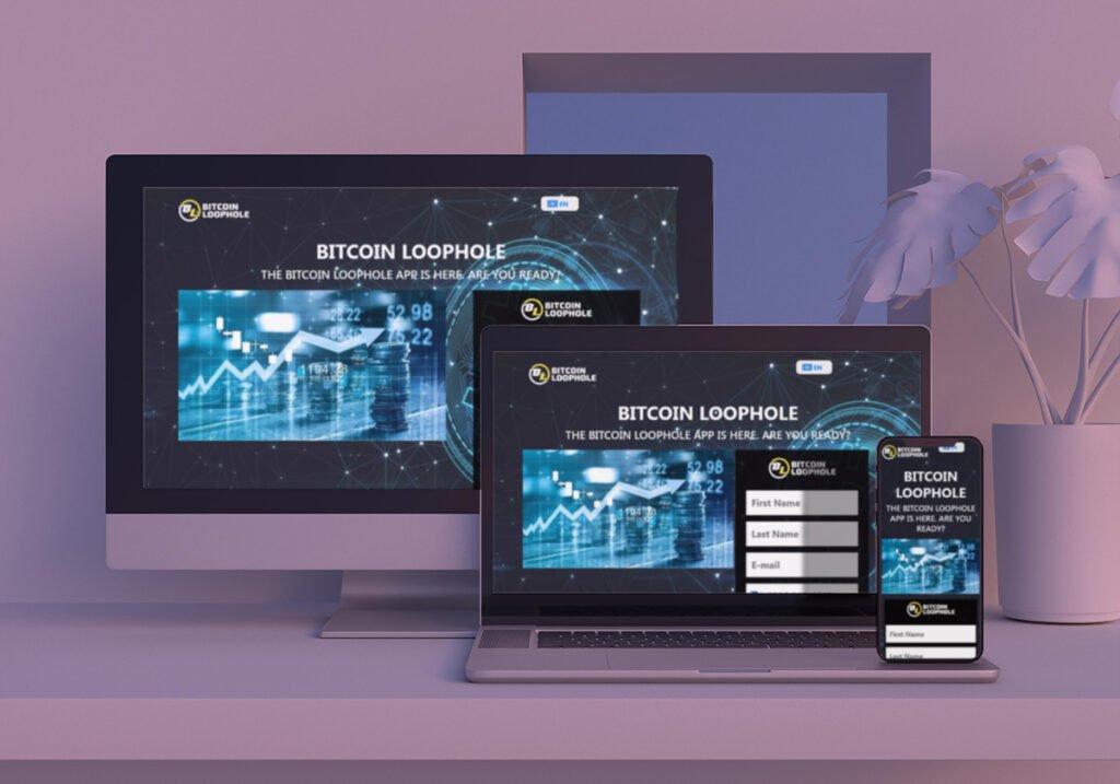 bitcoin loophole viewed on mobile laptop and desktop devices